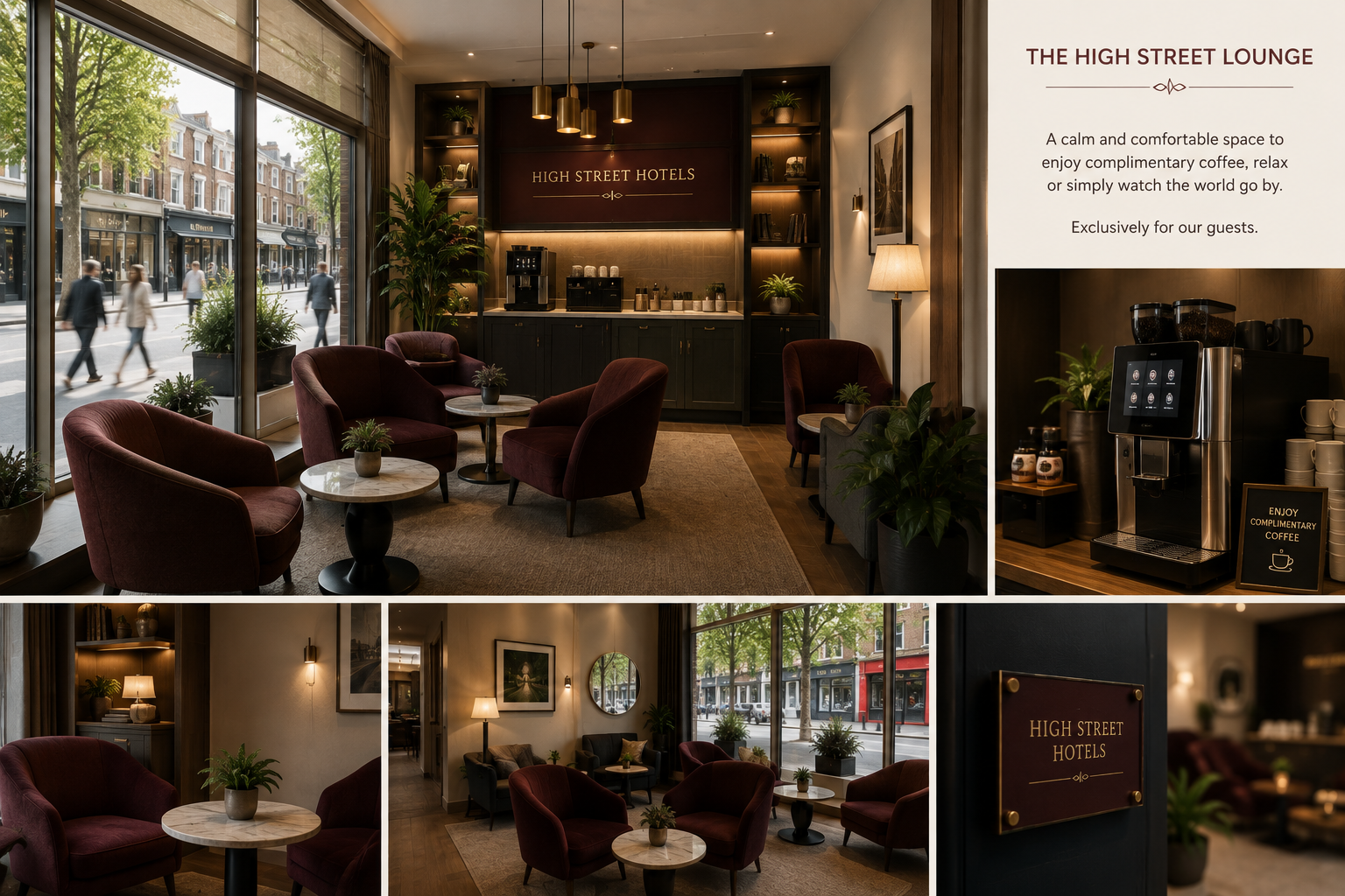 High Street Hotels private guest lounge concept